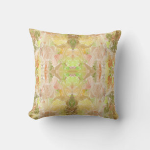 Pastell-Zitrus-Aquarell-Designer-Druckmuster Kissen