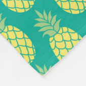 Pastellananas Fleecedecke (Ecke)
