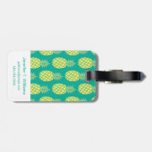 Pastellananas Gepäckanhänger (Rückseite horizontal)