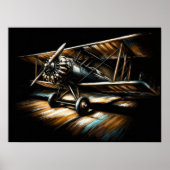 Pastellantiker Flugzeug-Flugzeug II Poster (Vorne)