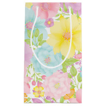 PastellAquarell-Geschenk-Tasche