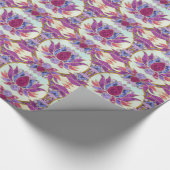 PastellAquarell-Lotus-Symbol Geschenkpapier (Ecke)