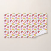 PastellAquarell-Pool-Floss-Muster Badhandtuch Set (Handtuch)