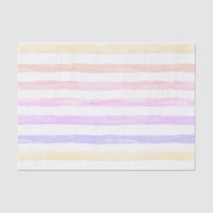 PastellAquarell-Streifen Seidenpapier