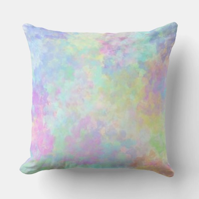 PastellAquarell-Wurfskissen Kissen (Vorderseite)