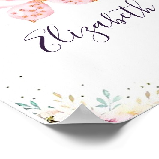 Pastellbaby Poster (Ecke)