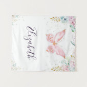 Pastellbaby Wandteppich (Vorderseite (Horizontal))