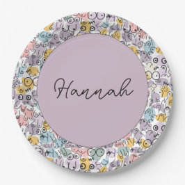 Pastellballon Pappteller