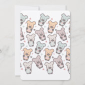 Pastellbären Geschlecht offensichtliche Einladung (Rückseite)