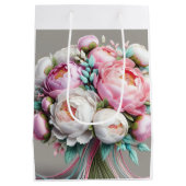 Pastellbeine, von Natasha Us Mittlere Geschenktüte (Rückseite)