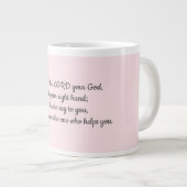 Pastellbibelgeschenke Jumbo-Tasse (Vorderseite Rechts)