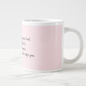 Pastellbibelgeschenke Jumbo-Tasse (Rechts)