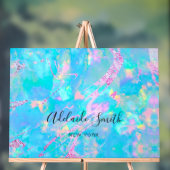 Pastellblau Acrylschild (Neutral)