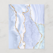 Pastellblau-Agar-Flyer Flyer (Hinten)