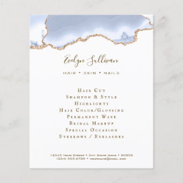 Pastellblau-Agar-Flyer Flyer