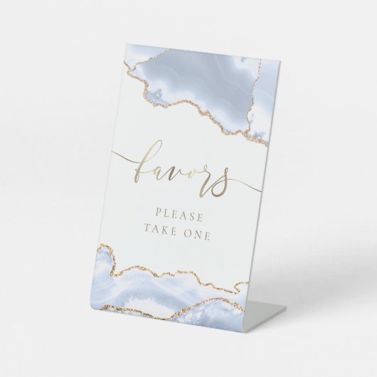 Pastellblau-Age begünstigt das Schild "Pedestal" (Vorderseite)