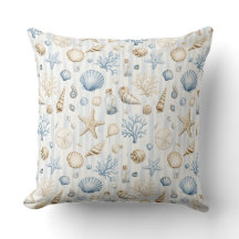 PASTELLBLAU & BEIGE TROPISCHE MEERESSCHNECKEN 
