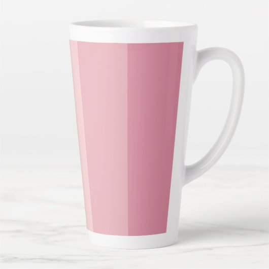 Pastellblau bis rosa Latte Tasse (Rechts)