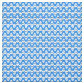 Pastellblau-Halbhornskelett Stoff (Muster)
