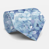 Pastellblau Hydrangea Krawatte (Gerollt)