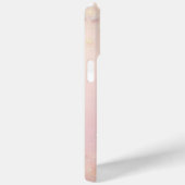 Pastellblau mit Pink Butterfly iPhone C Case-Mate iPhone Hülle (Rückseite / Rechts)