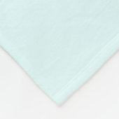 Pastellblau rote fröhliche 16. Geburtstag Name Dat Fleecedecke (Ecke)