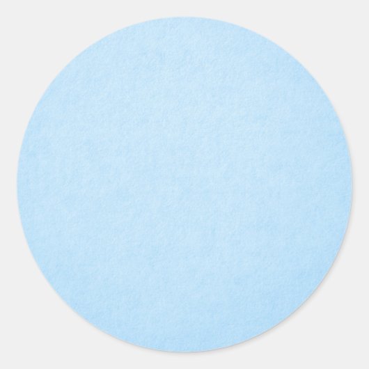 Pastellblau Runder Aufkleber (Vorderseite)
