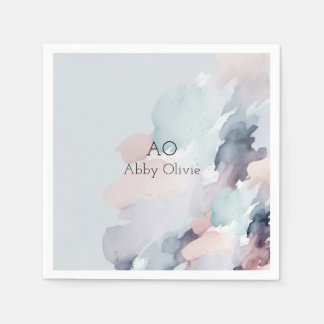 Pastellblau Serviette