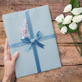 Pastellblau, solide Farbe | Classic | elegant Geschenkpapier