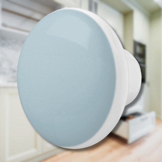 Pastellblau, solide Farbe | Classic | elegant Keramikknauf
