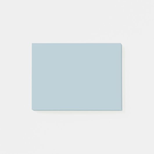 Pastellblau, solide Farbe | Classic | elegant Post-it Klebezettel (Vorderseite)