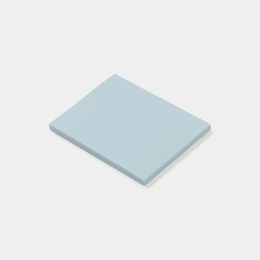 Pastellblau, solide Farbe | Classic | elegant Post-it Klebezettel (angewinkelt)