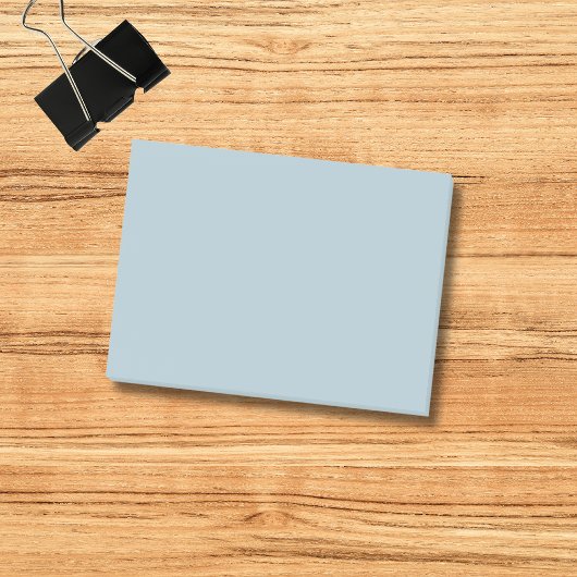 Pastellblau, solide Farbe | Classic | elegant Post-it Klebezettel