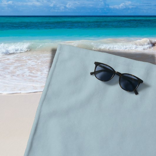 Pastellblau, solide Farbe | Classic | elegant Strandtuch