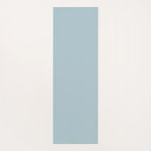 Pastellblau, solide Farbe | Classic | elegant Yogamatte (Rückseite)