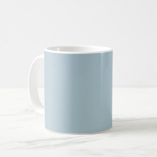 Pastellblau, solide Farbe Kaffeetasse (Vorderseite Links)
