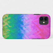 Pastellblau und rosa Abstrakt Case-Mate iPhone Hülle (Rückseite (Horizontal))