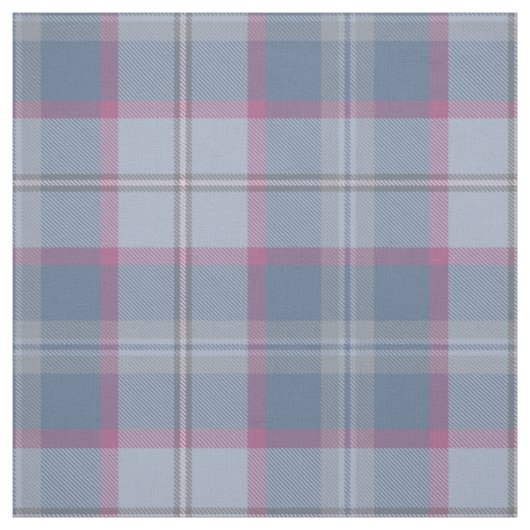 Pastellblau und rosa Tartan Stoff (Muster)