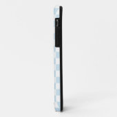 Pastellblau und Weiß Case-Mate iPhone Hülle (Hinten/Links)