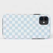 Pastellblau und Weiß Case-Mate iPhone Hülle (Rückseite (Horizontal))