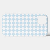 Pastellblau und Weiß Case-Mate iPhone Hülle (Rückseite (Horizontal))