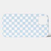 Pastellblau und Weiß Case-Mate iPhone Hülle (Rückseite (Horizontal))