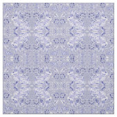 Pastellblau und Weißer Bunny Rabbit Bird Kleine Pr Stoff (Muster)