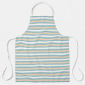 Pastellblau, weiß und rot schürze (Vorderseite)