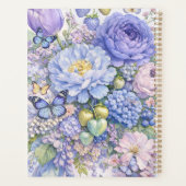 Pastellblaue Blumenschmetterlings-Planerin  Planer (Rückseite)