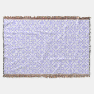 Pastellblaue geometrische Musterung Decke