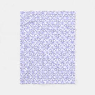 Pastellblaue geometrische Musterung Fleecedecke