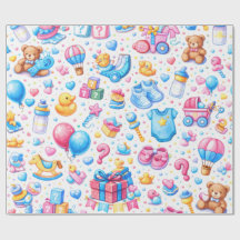 Pastellblaue rosa Spielzeuge
