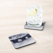 pastellblaue Stunde Getränkeuntersetzer (Rechte Seite)