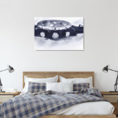 pastellblaue Stunde Leinwanddruck (Insitu (Schlafzimmer))